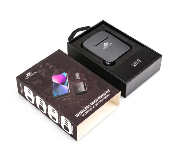 Spacetronik Mikrofon krawatowy bezprzewodowy SPU-WM11C USB-C - 1153943 - zdjęcie 10